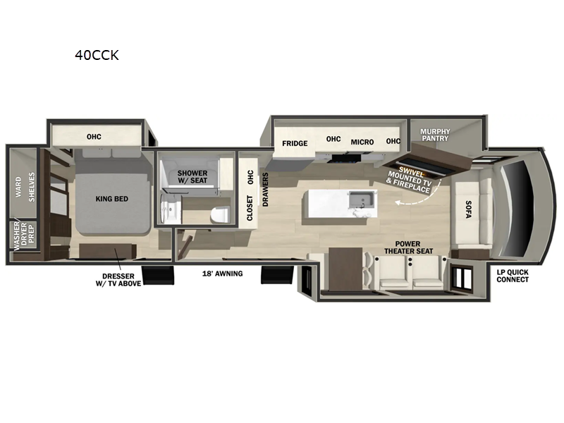 2027 Forest River Cedar Creek Cottage 40CCK, $ 0