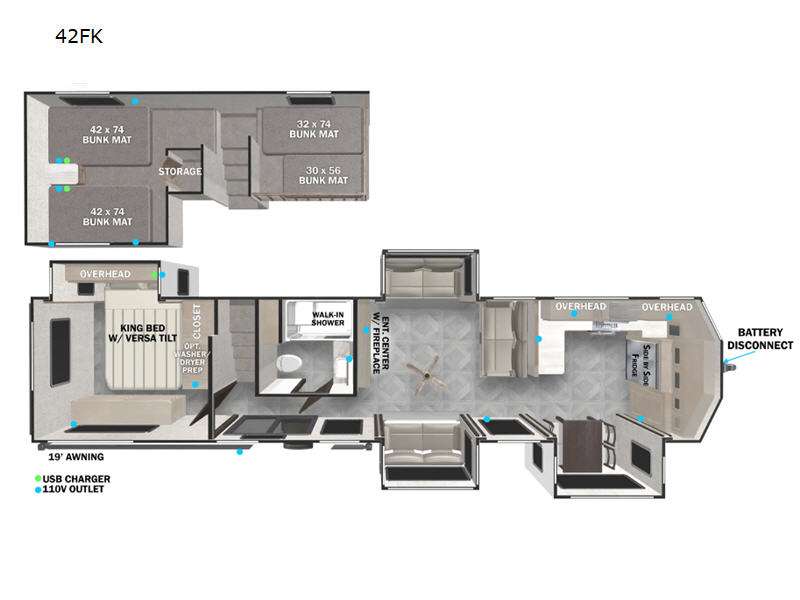2024 Forest River Wildwood Grand Lodge 42FK, $ 96,347