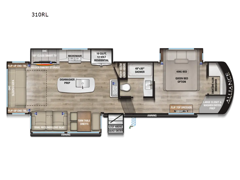 2026 Alliance RV Paradigm 310RL, $ 128,906