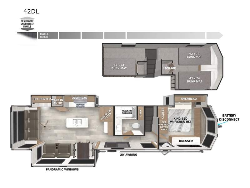2026 Forest River Wildwood Grand Lodge 42DL, $ 94,666