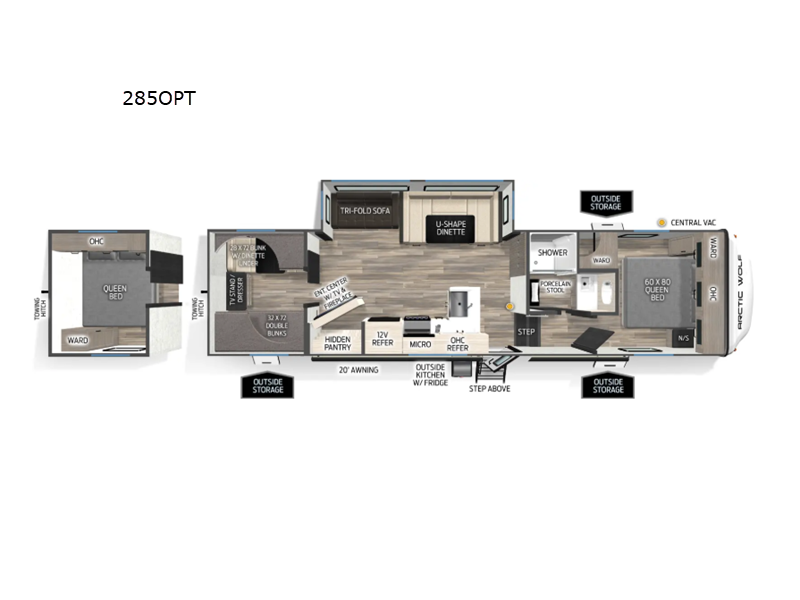 2026 Forest River Cherokee Arctic Wolf 285OPT, $ 80,274