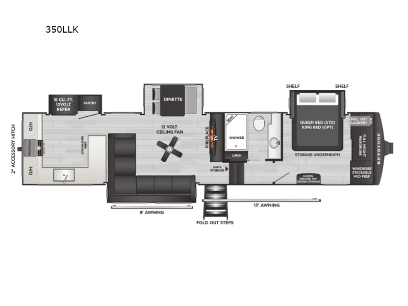 2026 Keystone Cougar 350LLK, $ 95,470