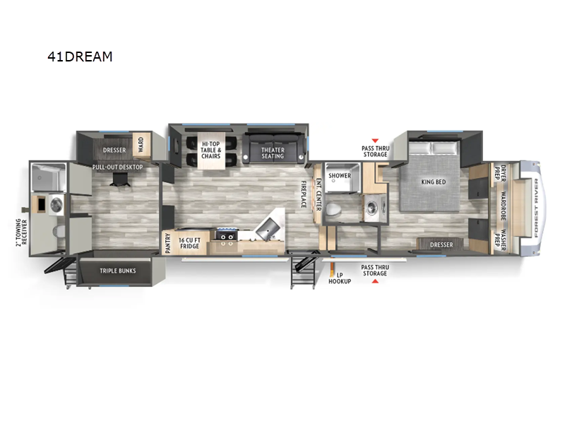 2025 Forest River Wildcat 41DREAM, $ 47,999