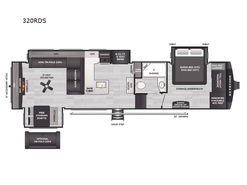 2026 Keystone Cougar 320RDS, $ 87,459