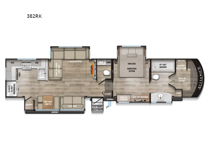 2026 Alliance RV Paradigm 382RK, $ 142,776