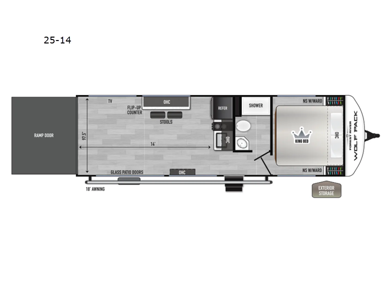 2026 Forest River Cherokee Wolf Pack Limited Trave, $ 52,326