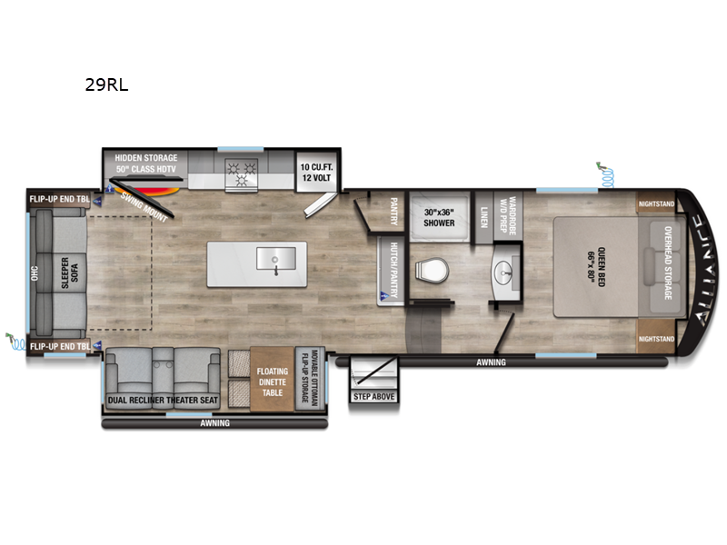 2026 Alliance RV Avenue All-Access Series 29RL, $ 96,171