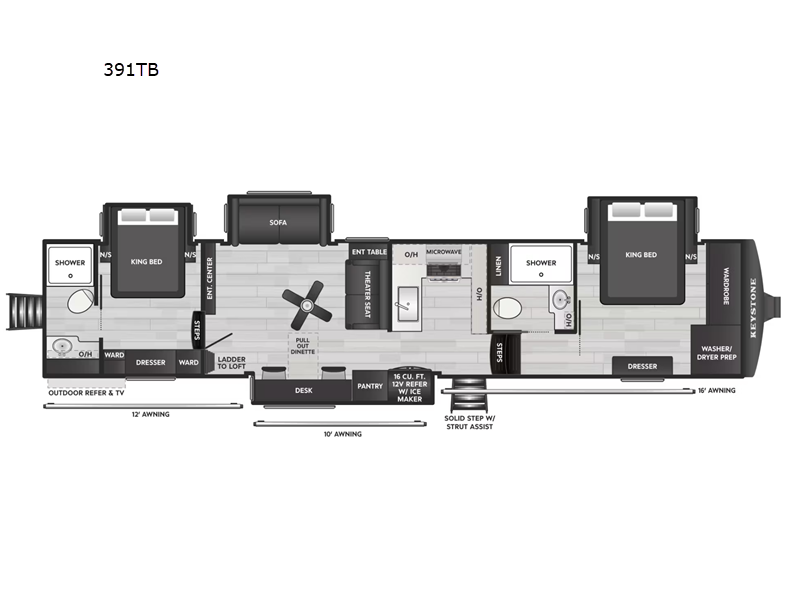 2027 Keystone Montana High Country 391TB, $ 125,831