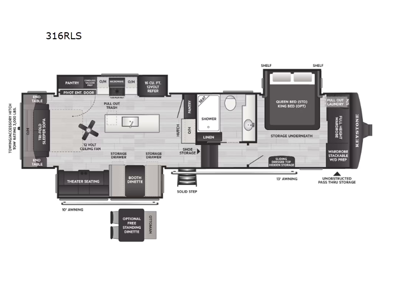 2026 Keystone Cougar 316RLS, $ 82,998