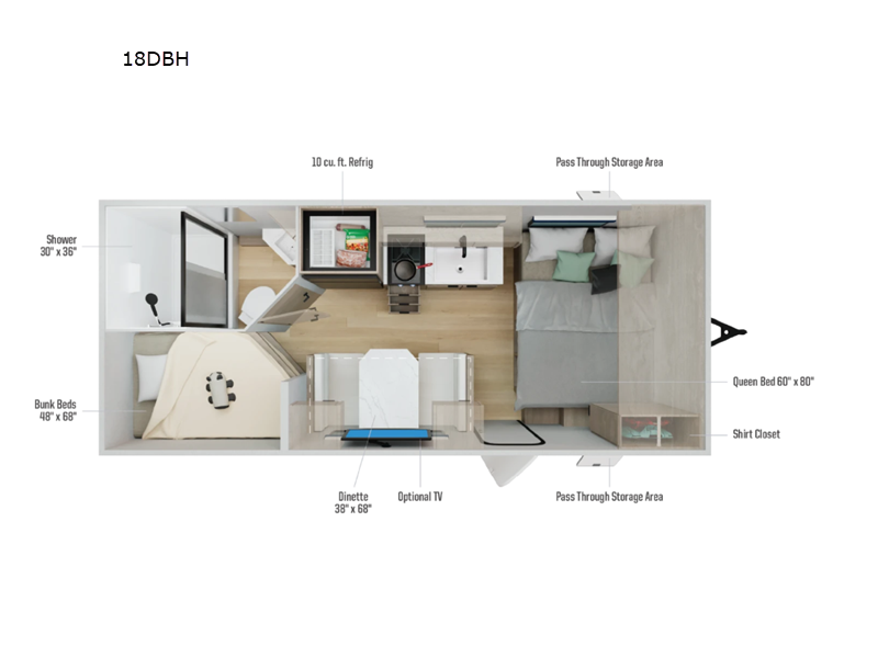 2026 Winnebago Access 18DBH, $ 25,543
