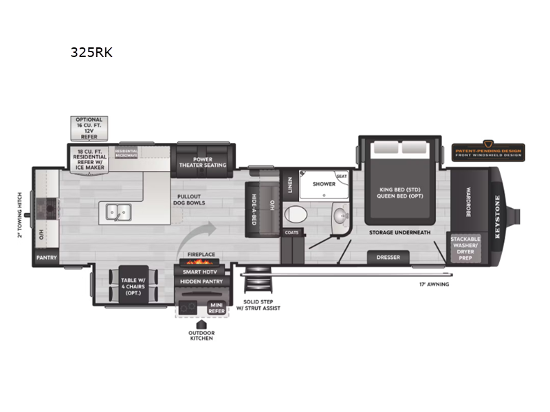 2026 Keystone Montana High Country 325RK, $ 79,998