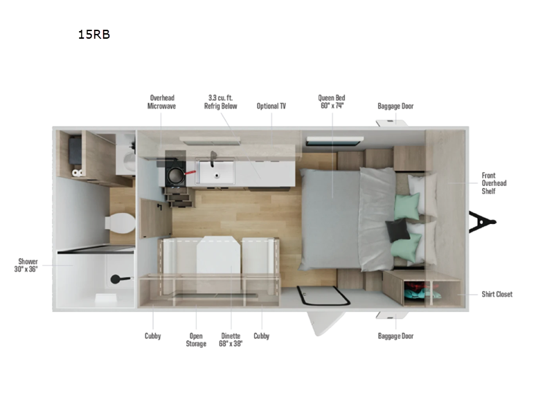 2026 Winnebago Access 15RB, $ 24,997
