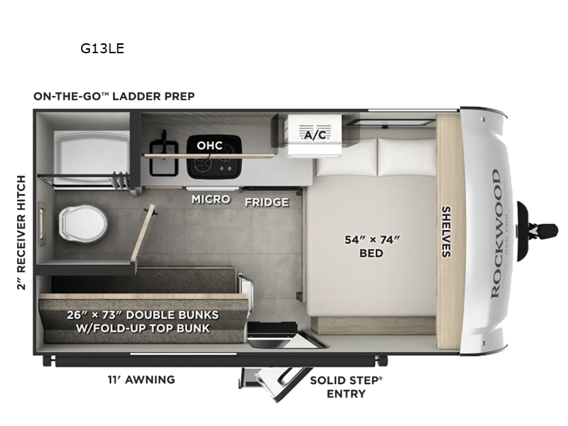 2026 Forest River Rockwood Geo Pro G13LE, $ 19,990