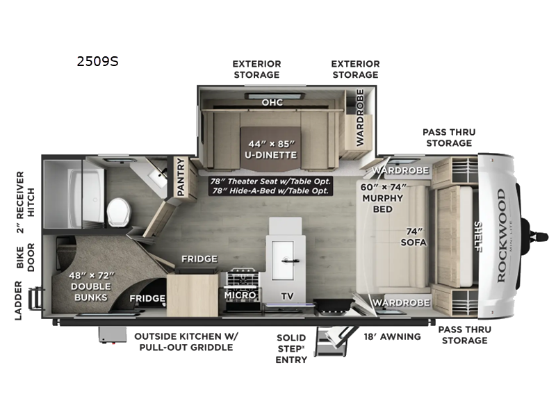 2026 Forest River Rockwood Mini Lite 2509S, $ 48,983