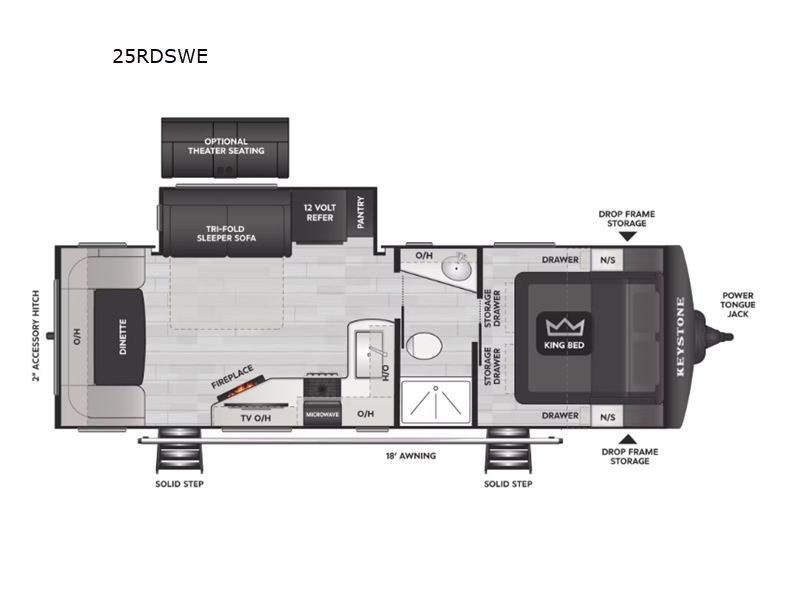 2026 Keystone Cougar Half-Ton (Travel Trailer) 25R, $ 48,979