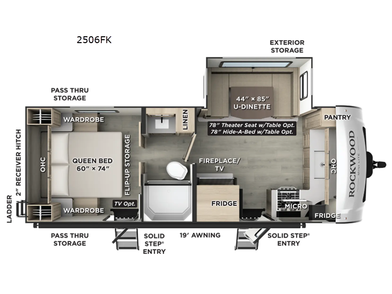 2026 Forest River Rockwood Mini Lite 2506FK, $ 47,664