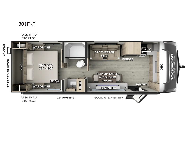 2026 Forest River Rockwood Ultra Lite 301FKT, $ 49,990