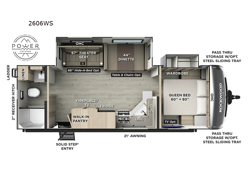 2026 Forest River Rockwood Ultra Lite 2606WS, $ 54,897