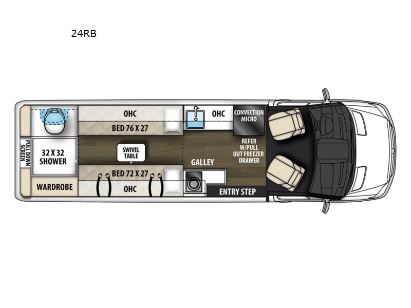 2027 Coachmen Galleria 24RB, $ 209,990
