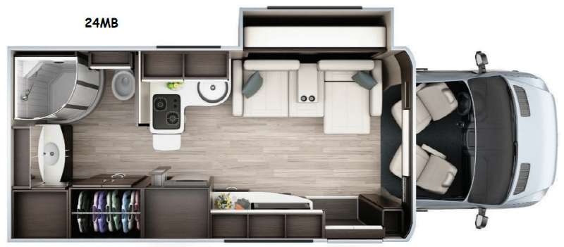 2015 Leisure Travel Vans Unity U24MB, $ 109,990