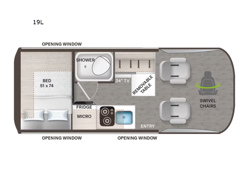 2022 Thor Motor Coach Sanctuary 19L, $ 89,990