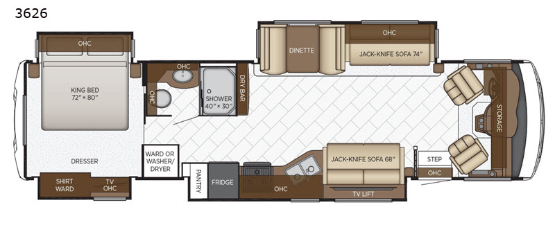 2020 Newmar Bay Star 3626, $ 149,990