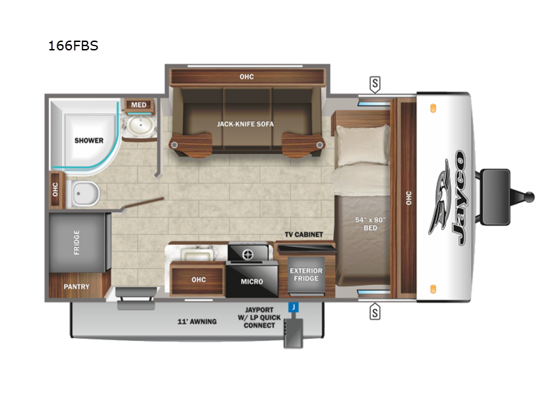 2022 Jayco Jay Feather Micro 166FBS, $ 24,998