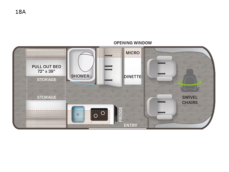 2023 Thor Motor Coach Scope 18A, $ 79,990
