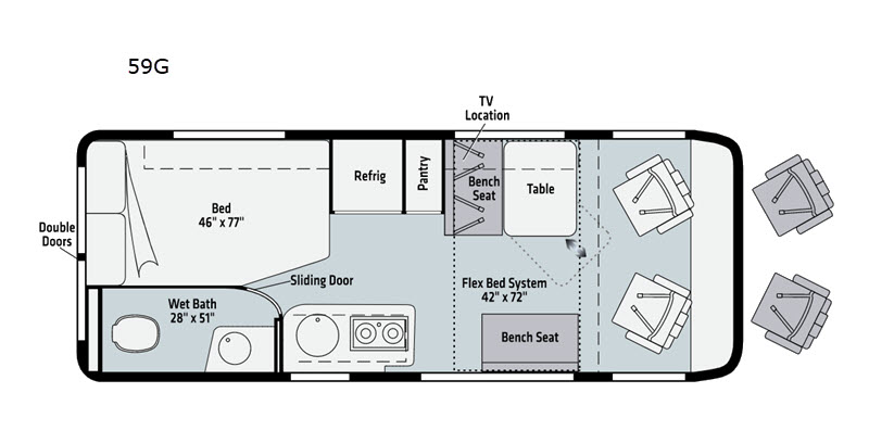 2021 Winnebago Travato 59G, $ 84,990