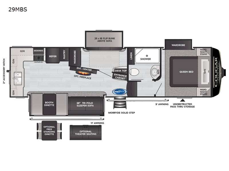 2021 Keystone Cougar Half-Ton (All Regions) 29MBS, $ 35,995