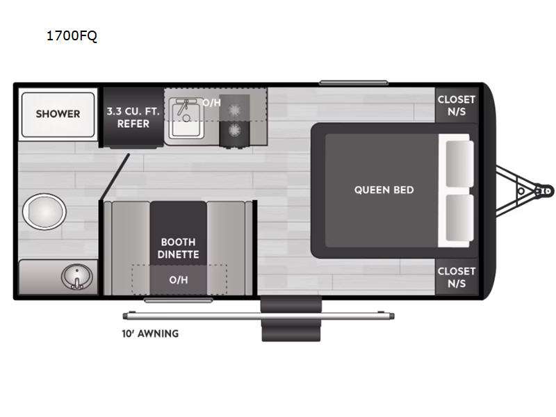 2025 Keystone Springdale Mini 1700FQ, $ 17,490