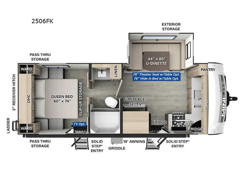 2025 Forest River Rockwood Mini Lite 2506FK, $ 34,998