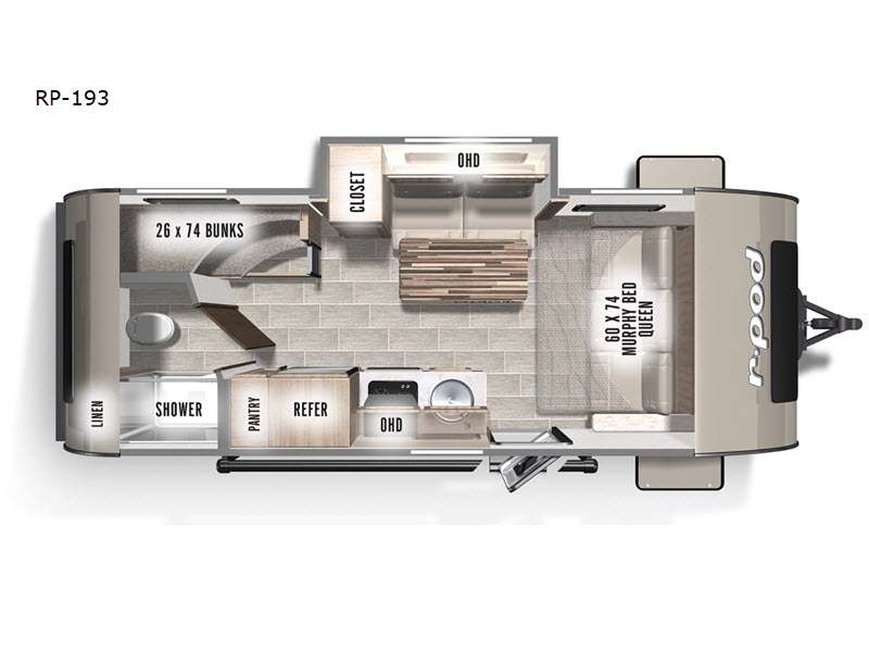 2023 Forest River R-Pod Hood River Edition RP-193, $ 29,998