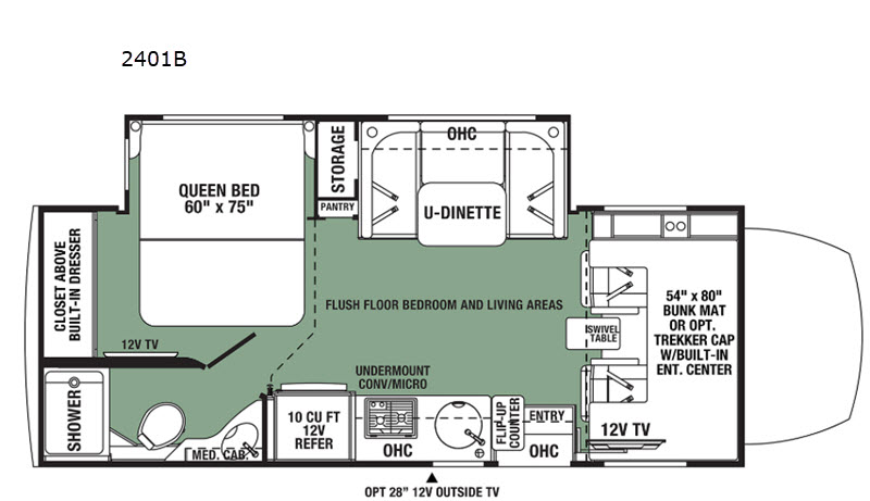 2020 Forest River Forester 2401B MBS, $ 79,998