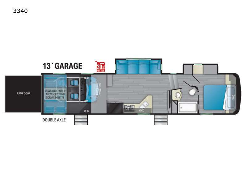 2021 Heartland Gravity GR 3340, $ 59,990