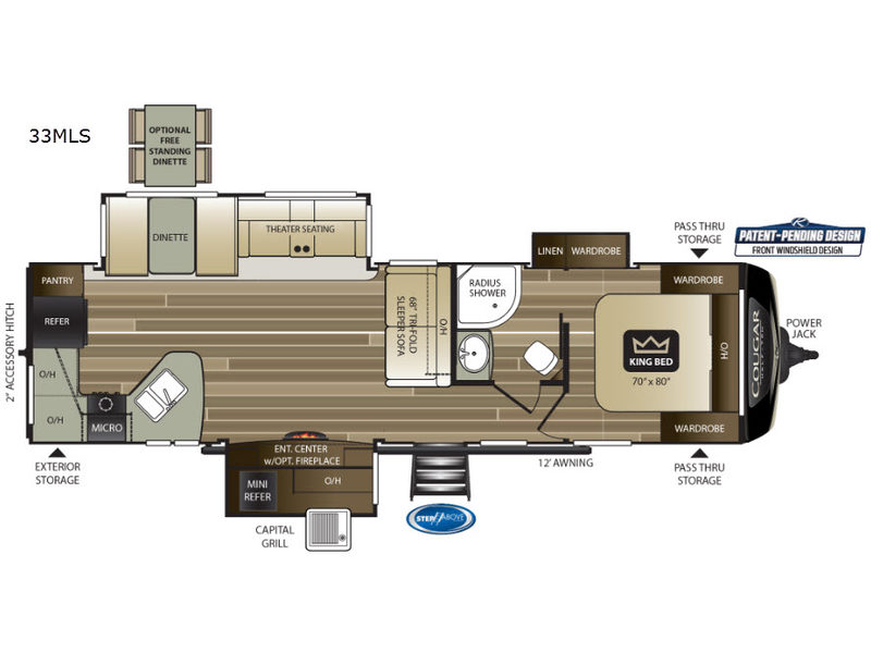 2019 Keystone Cougar Half-Ton (East) 33MLS, $ 39,990
