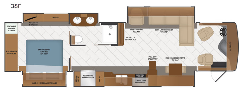 2019 Fleetwood Pace Arrow® LXE 38F, $ 159,990