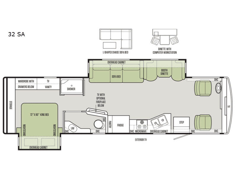 2018 Tiffin Motorhomes Allegro 32 SA, $ 139,990