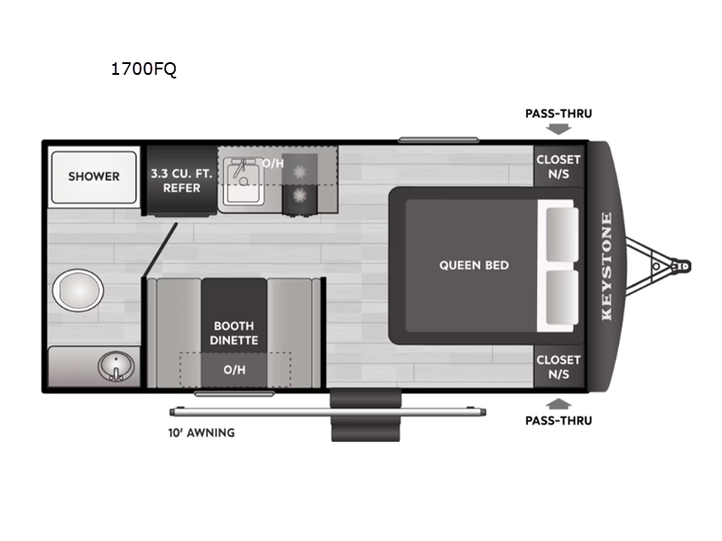 2026 Keystone Springdale Mini 1700FQ, $ 19,490