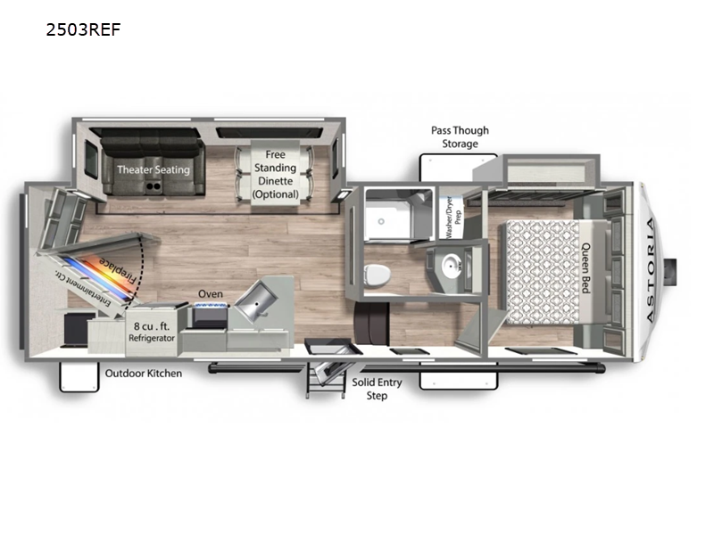 2023 Dutchmen Astoria Fifth Wheel 1500 2503REF, $ 54,990