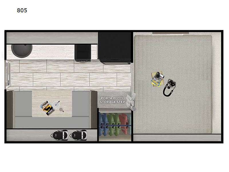 2024 Lance Truck Camper Long Bed 805, $ 24,990