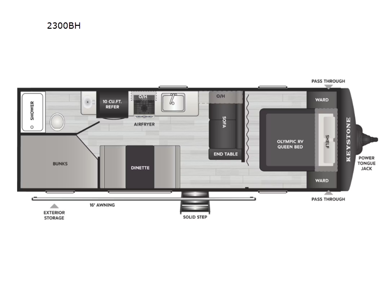 2026 Keystone Springdale 2300BHWE, $ 24,985