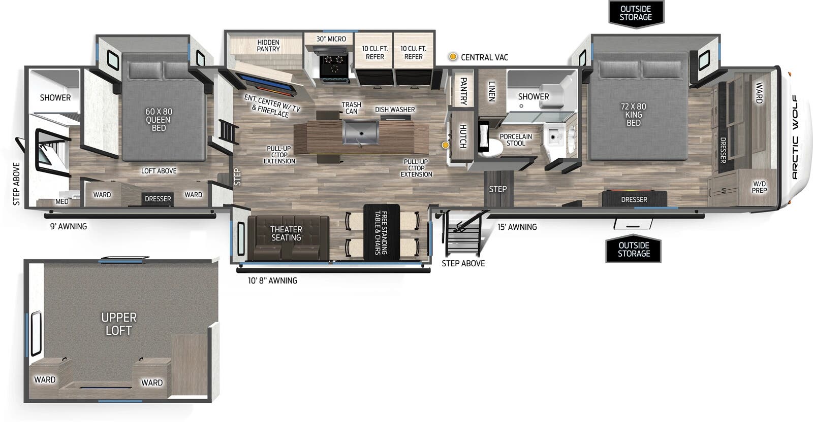 2027 Forest River Cherokee Arctic Wolf 38DST, $ 69,999