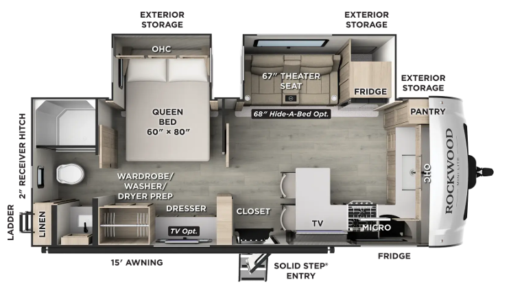 2027 Forest River Rockwood Mini Lite 2523MBR, $ 46,999