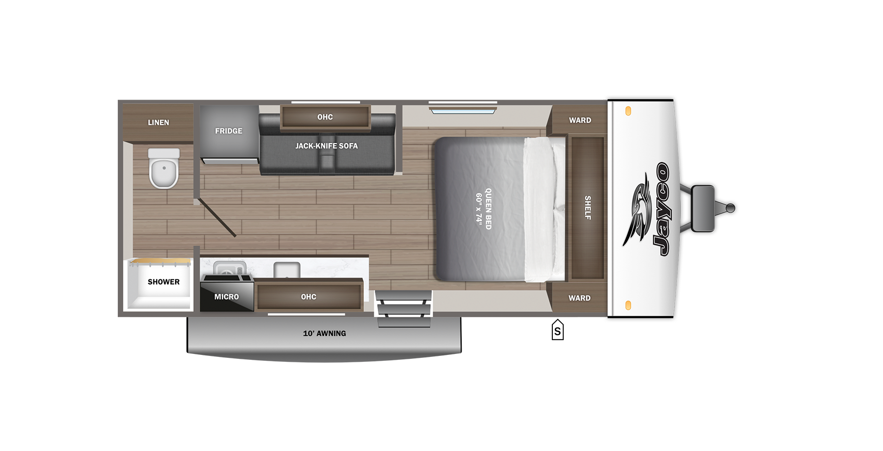 2027 Jayco Jay Feather Air SL 17RBSL, $ 16,990
