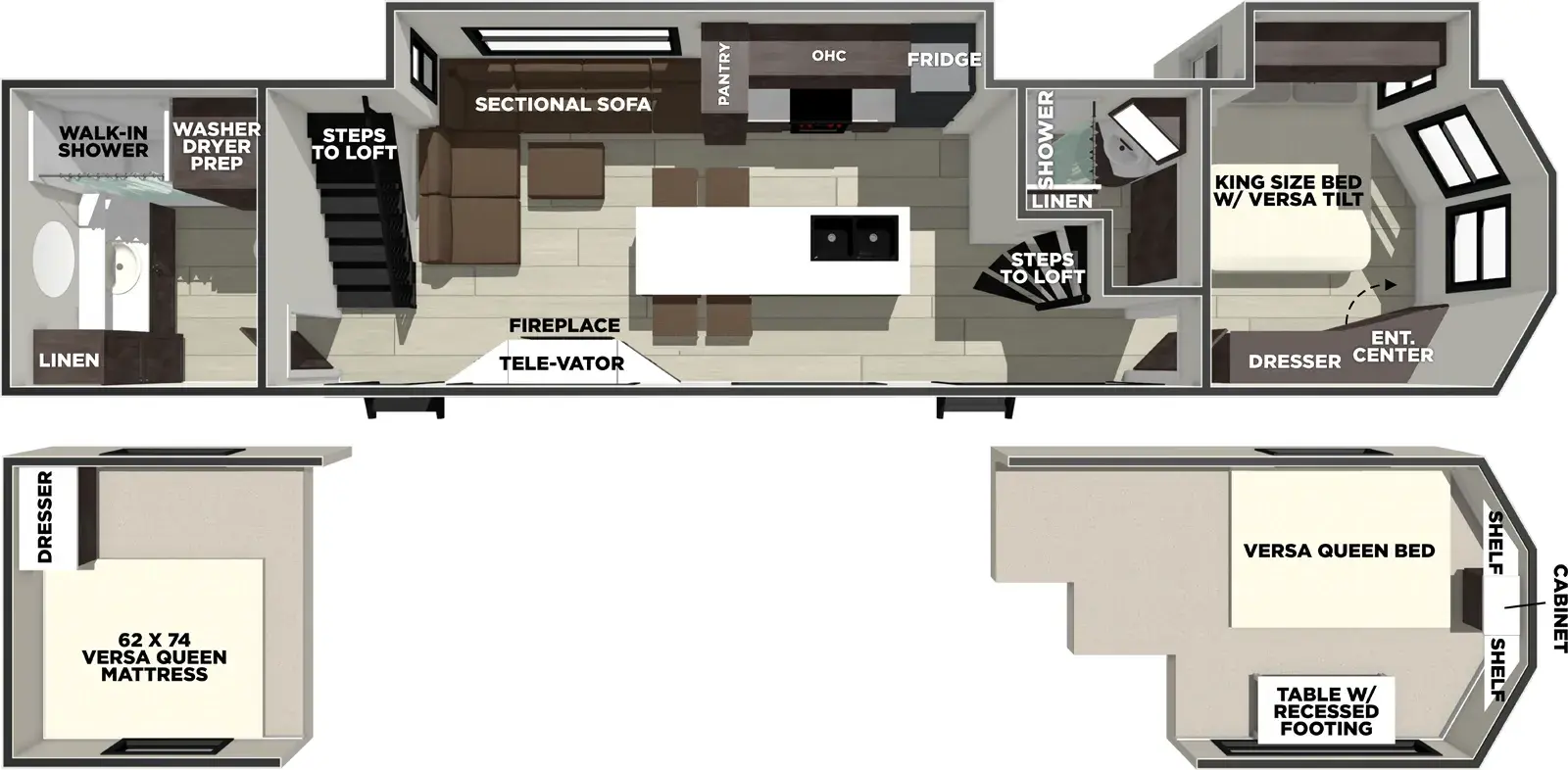 2027 Forest River Salem Grand Villa 42ZEN, $ 74,999