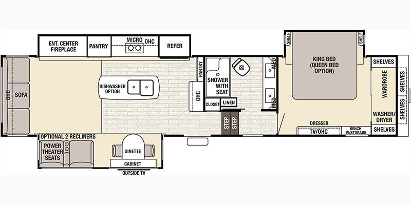 2018 Forest River Cedar Creek Champagne Edition 38, $ 41,490