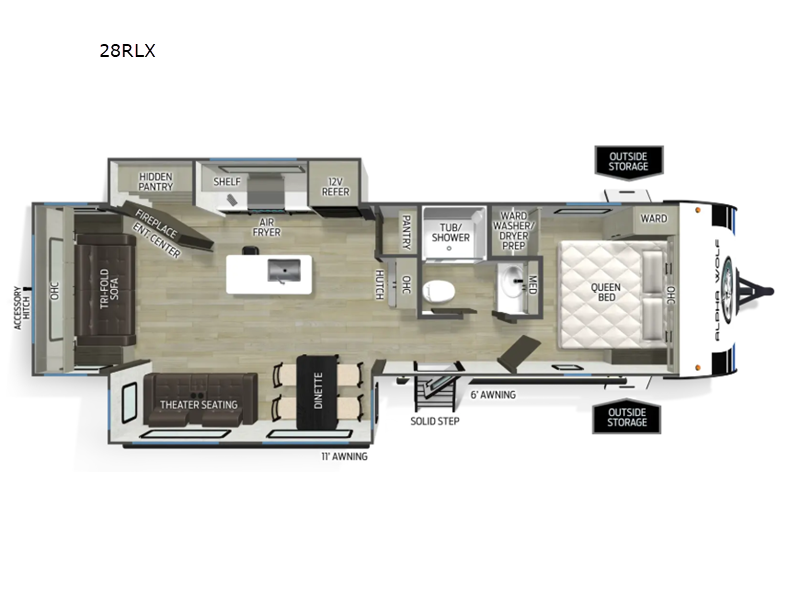 2027 Forest River Cherokee Alpha Wolf 28RLX, $ 61,430