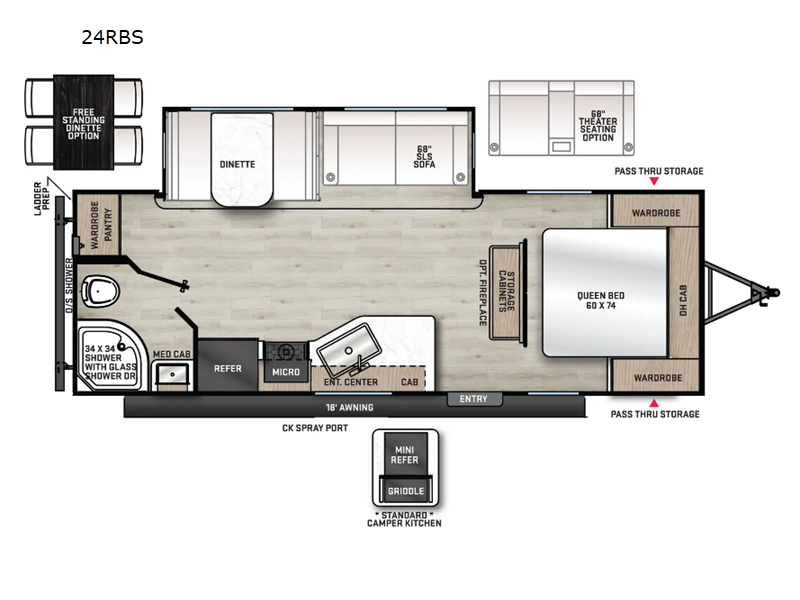 2025 Forest River Aurora 24RBS, $ 23,990