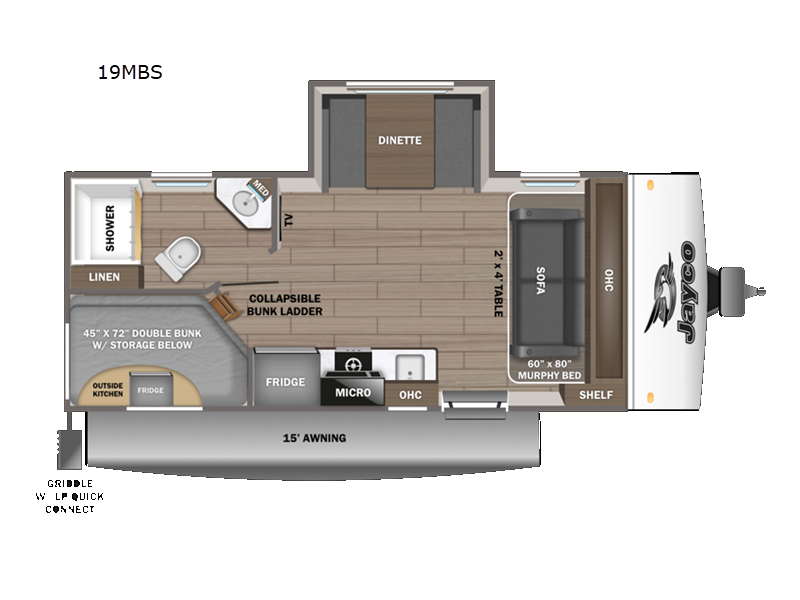2026 Jayco Jay Feather Air 19MBS, $ 47,731
